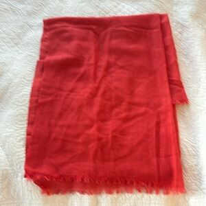 J McLaughlin Light Cotton Blend Scarf